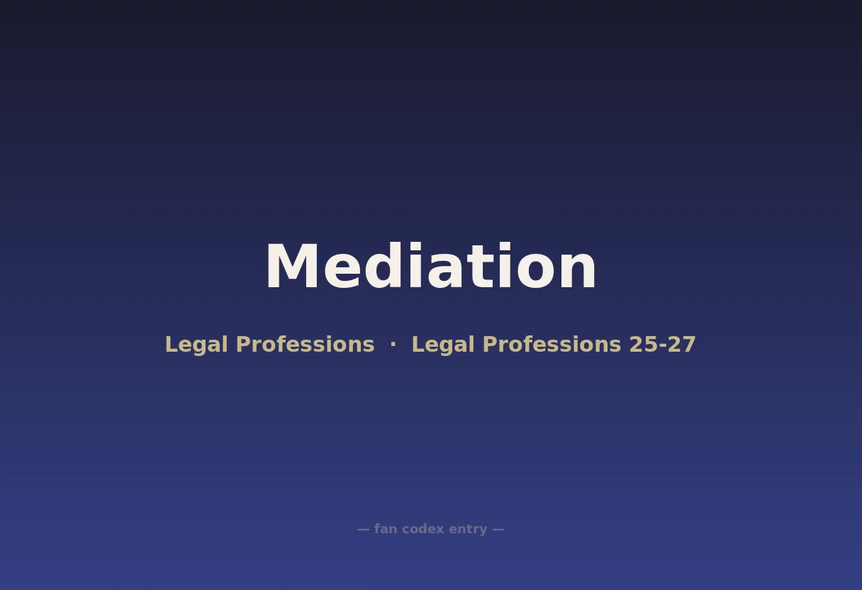 Mediation
